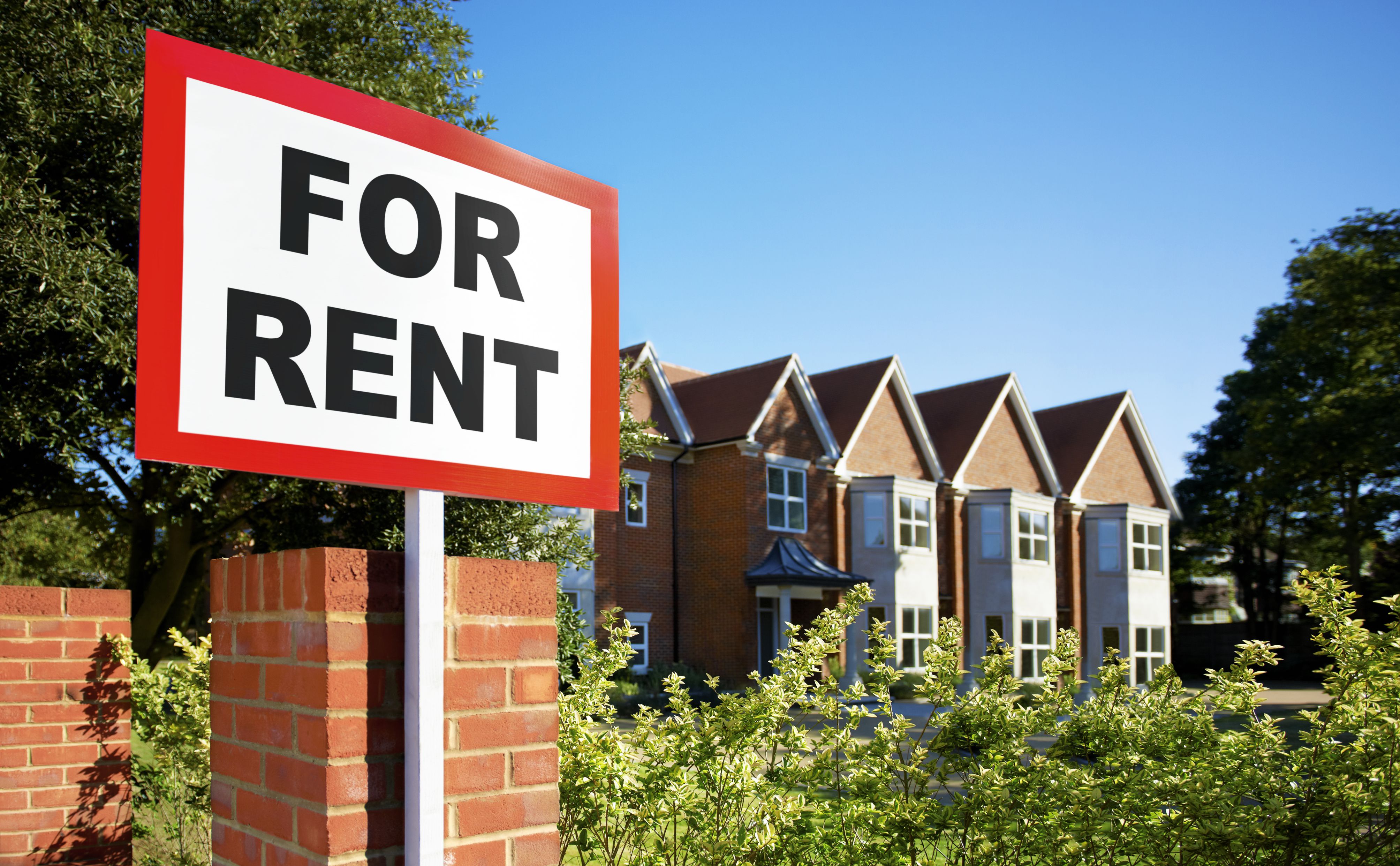 Rent sign
