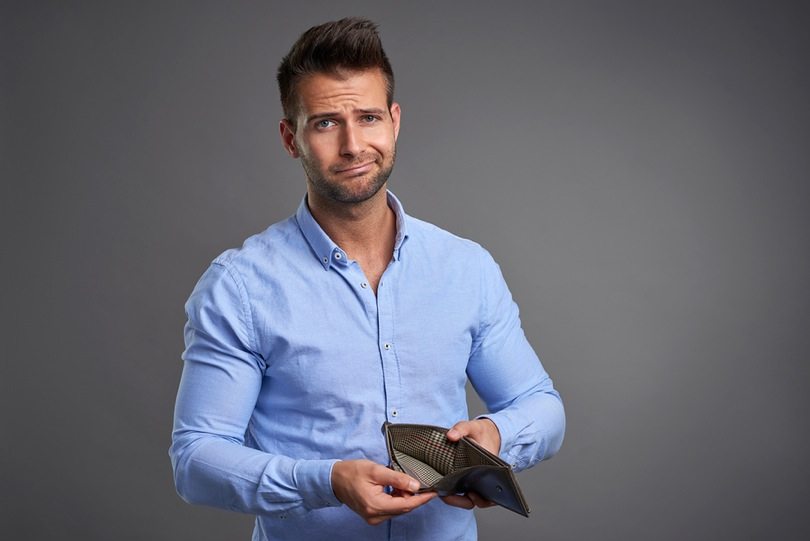 Empty wallet
